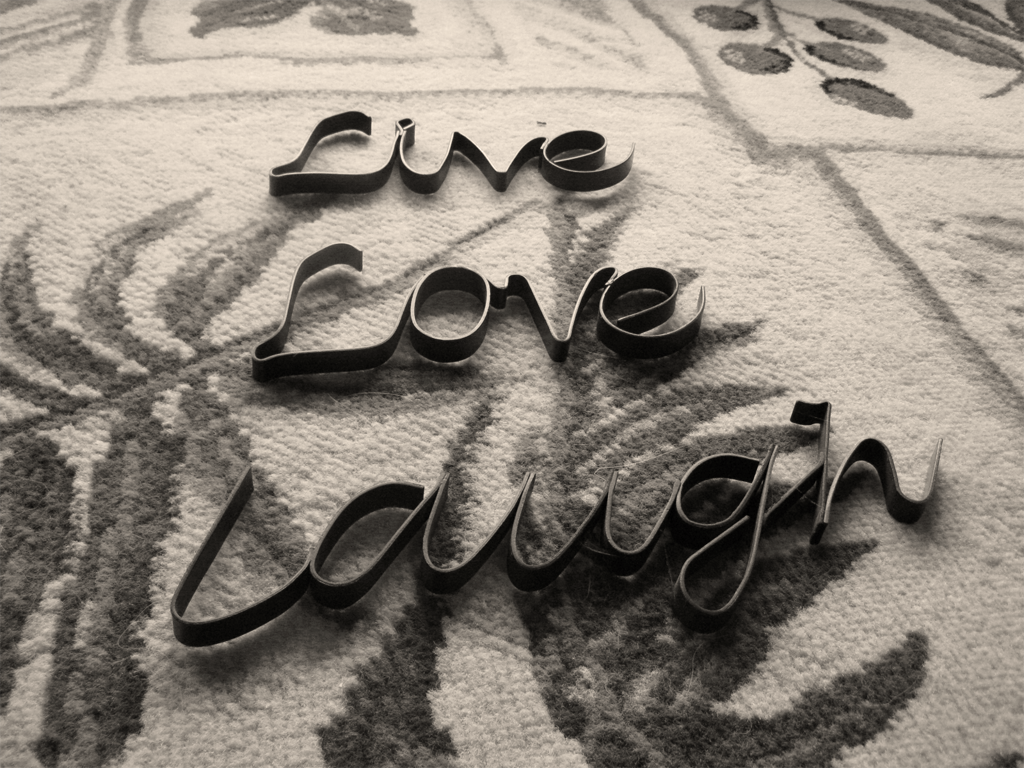 Live Love Laugh HD Wallpaper Peace