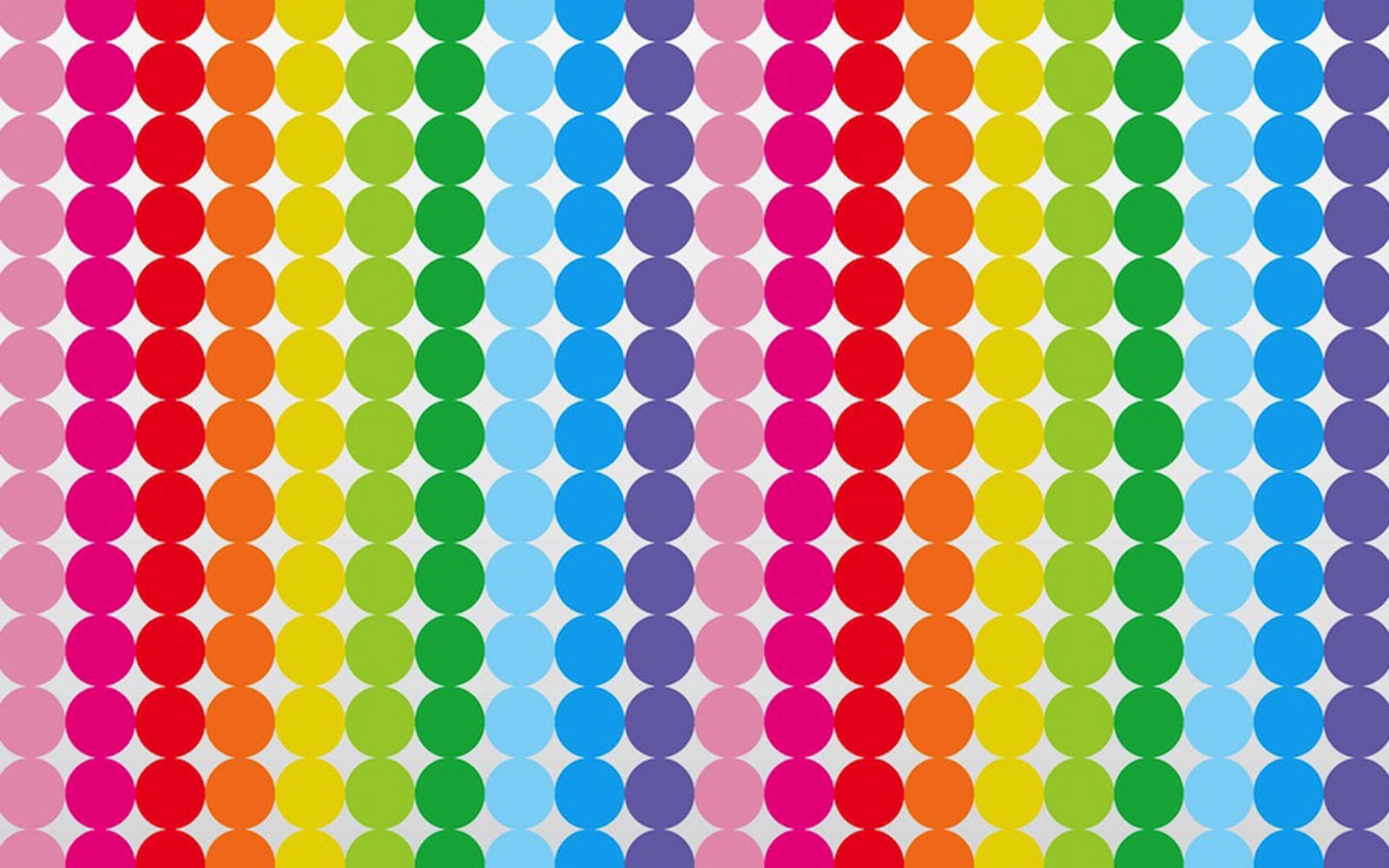 Rainbow Colours Desktop Wallpaper Geometry