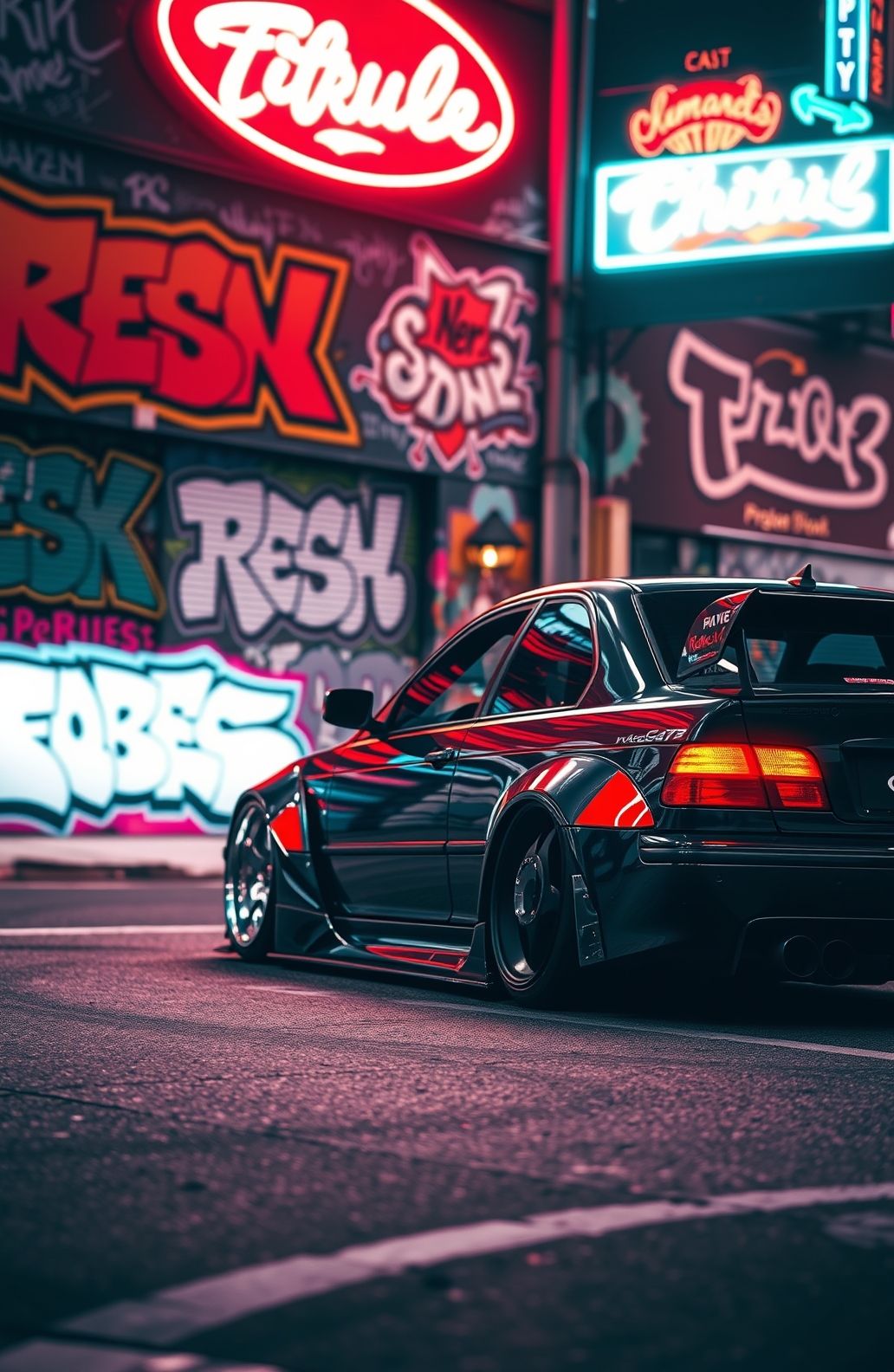 Slammed Car Wallpaper