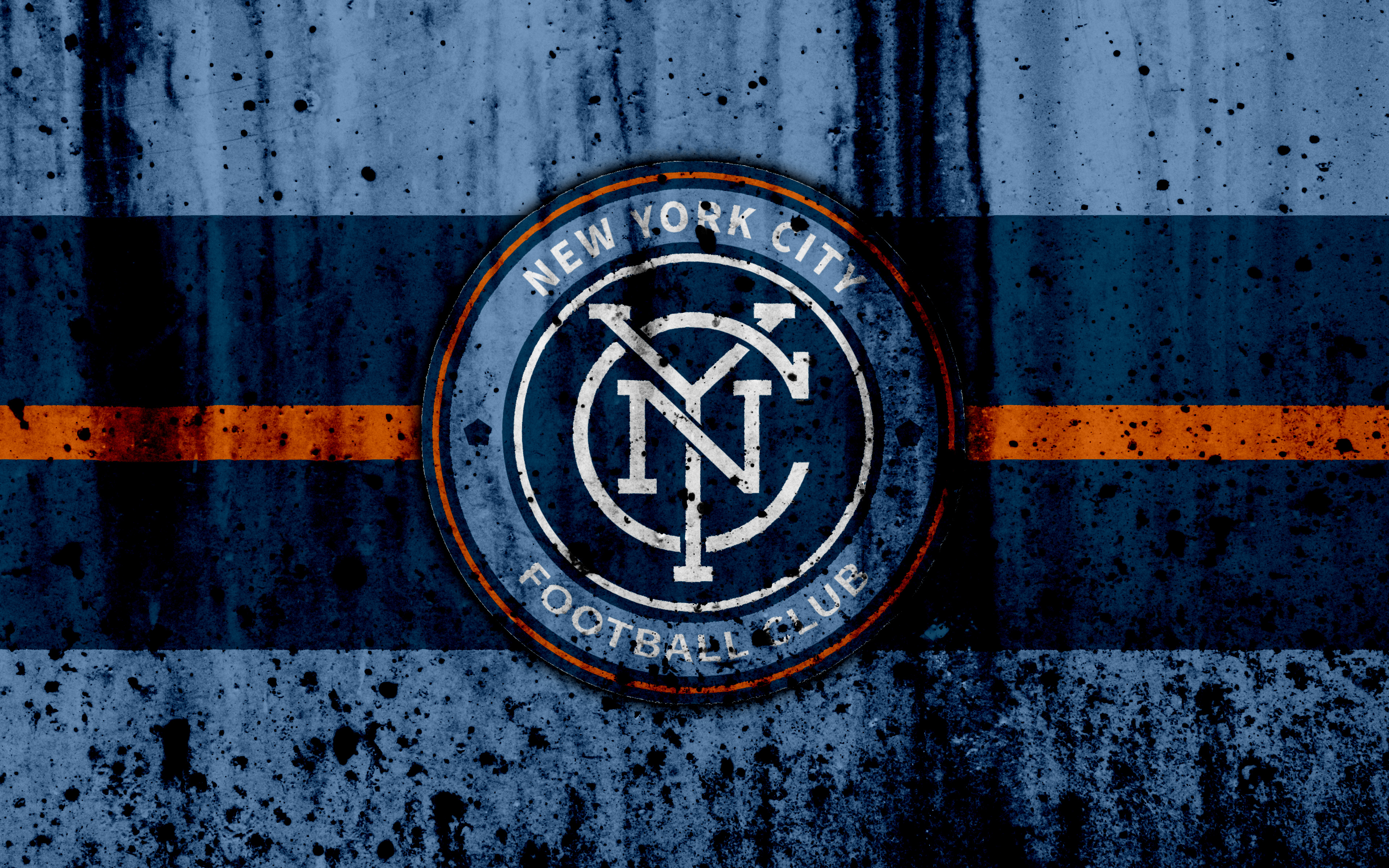 New York City Football Club Logo 4k Ultra HD Wallpaper