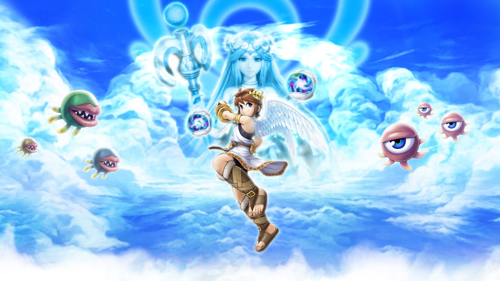 Video Game Kid Icarus Uprising Nintendo Wallpaper