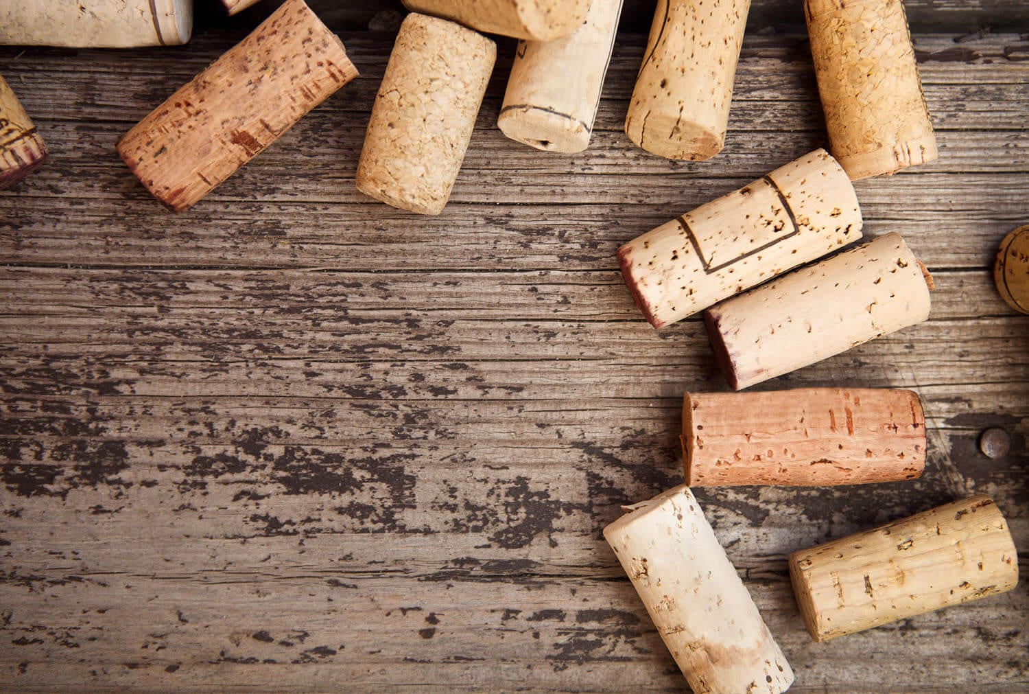Wine Corks On A Wood Background Knoxville Beverage