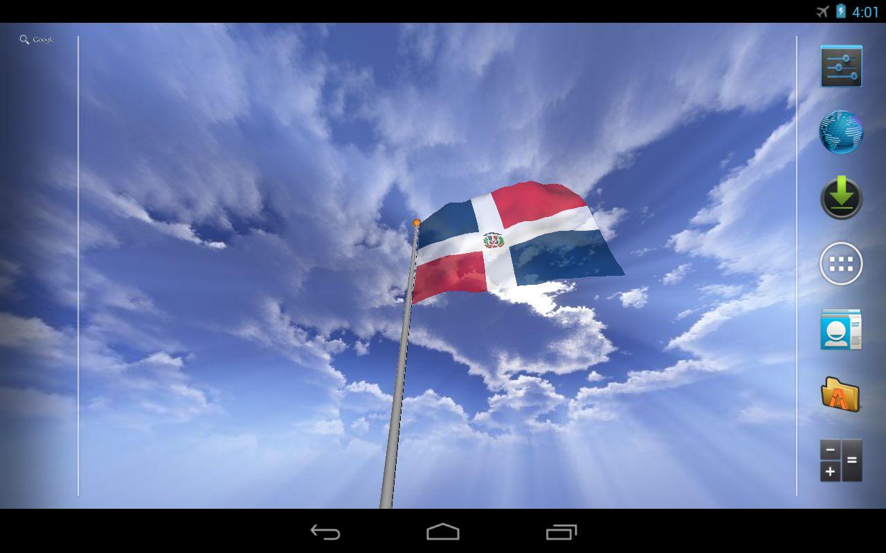 Real Dominican Flag Lwp Screenshot