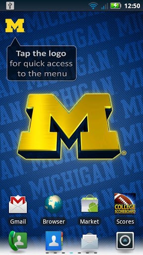 Michigan Wolverines Revolving App For Android