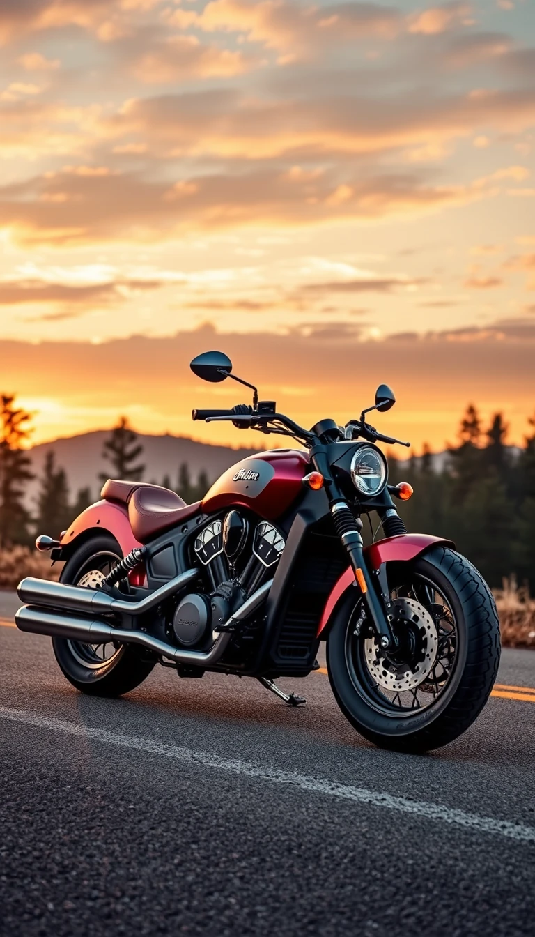 Indian Motorcycle Scout Phone Wallpaper