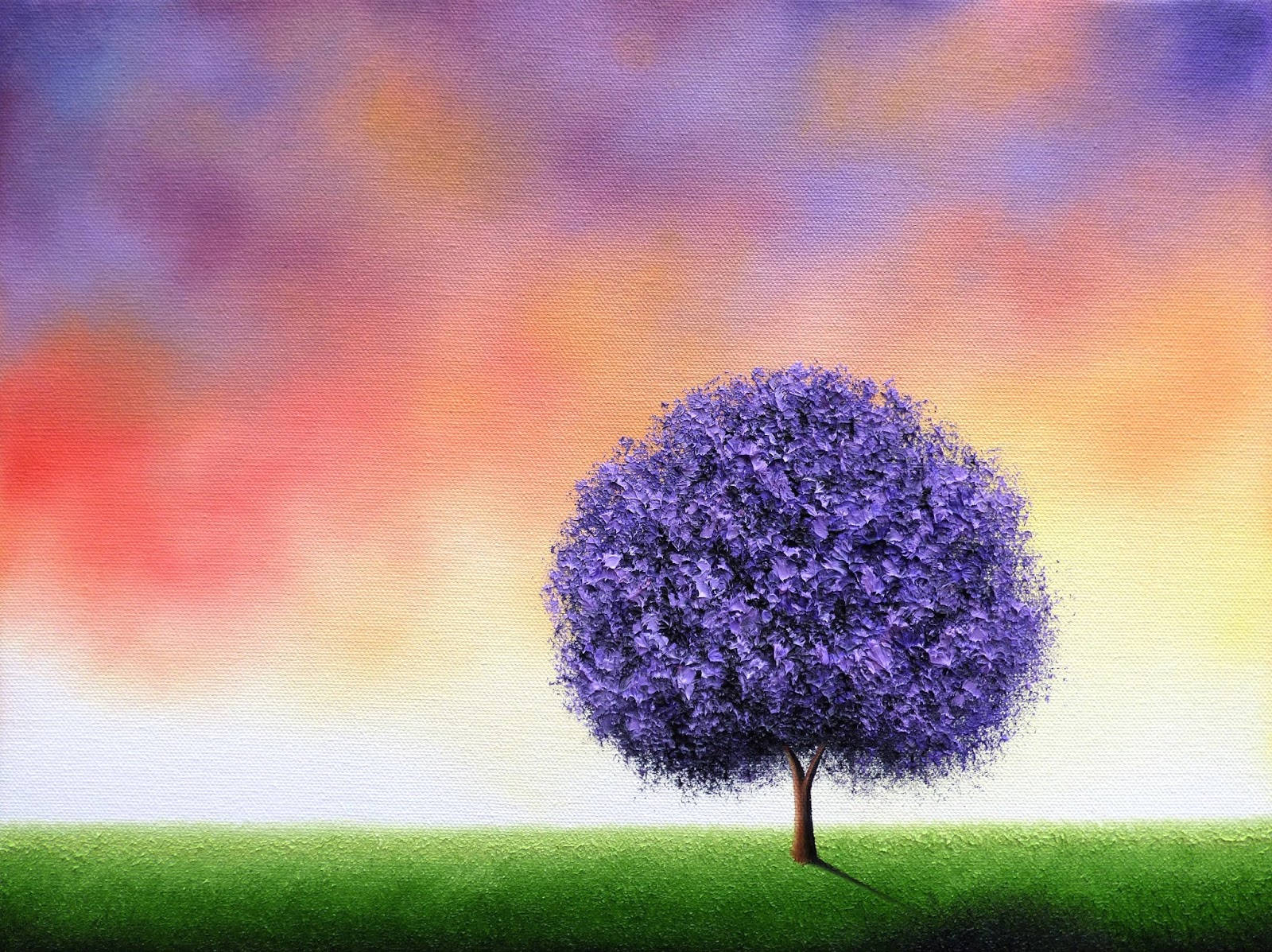 Purple Tree Wallpaper