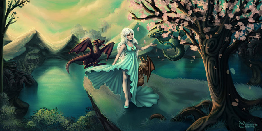 Daenerys Mother Of Dragons By Jennduong