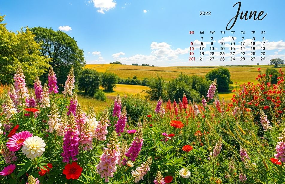 June Calendar Wallpaper