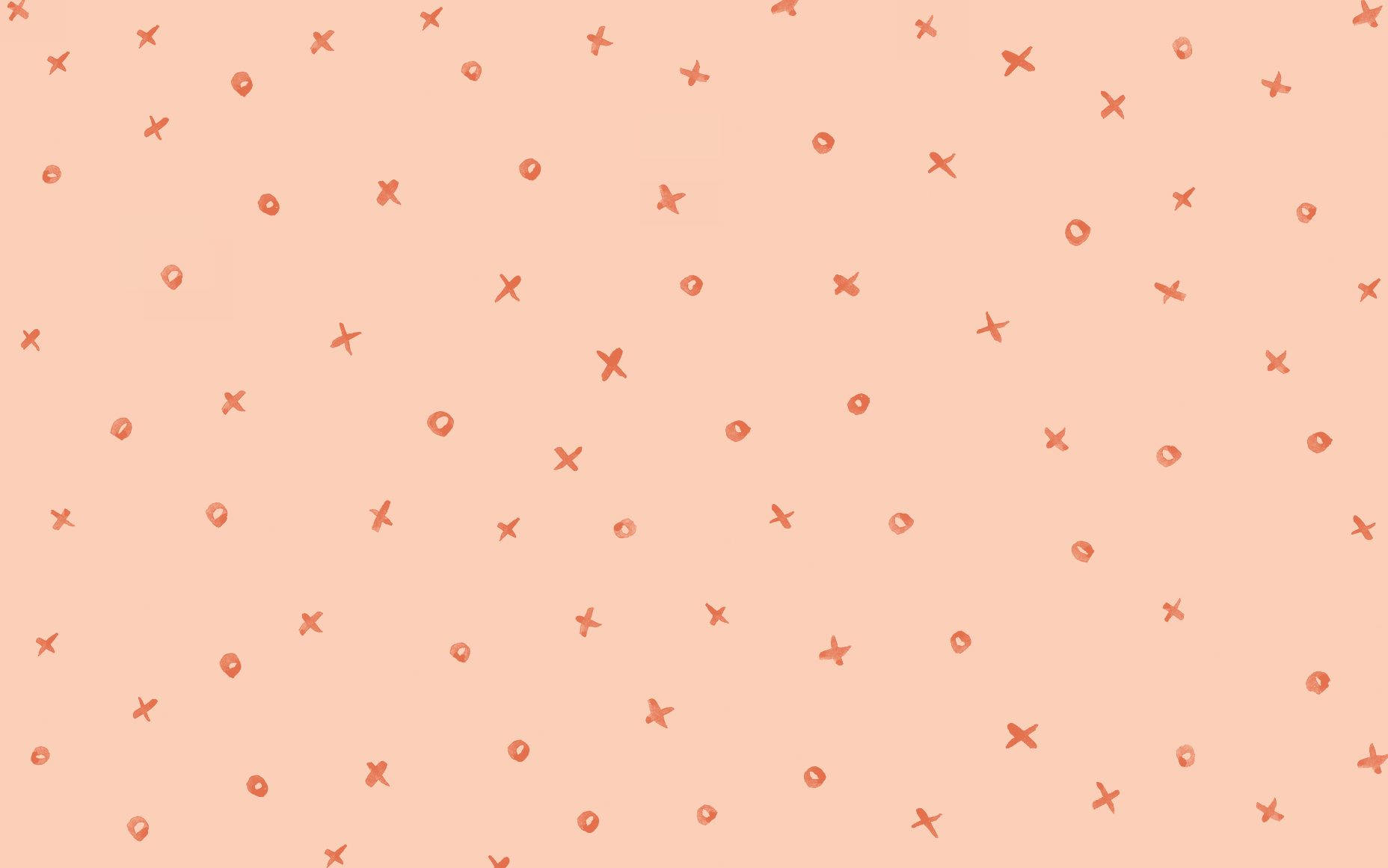 Peach Aesthetic Laptop Wallpaper