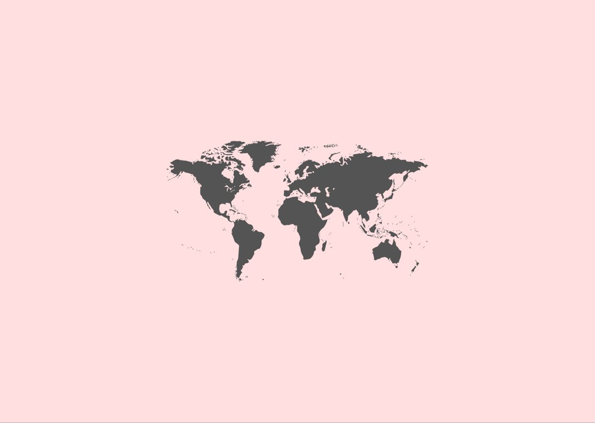 Discover The Beauty Of Our Aesthetic World Map Wallpaper