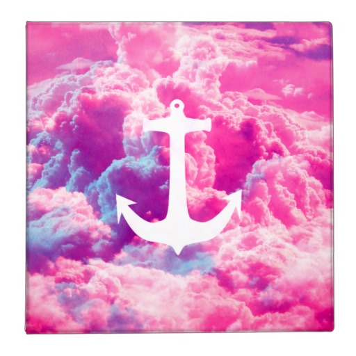 Cute Colorful Anchor Wallpaper Girly Nautical Bright