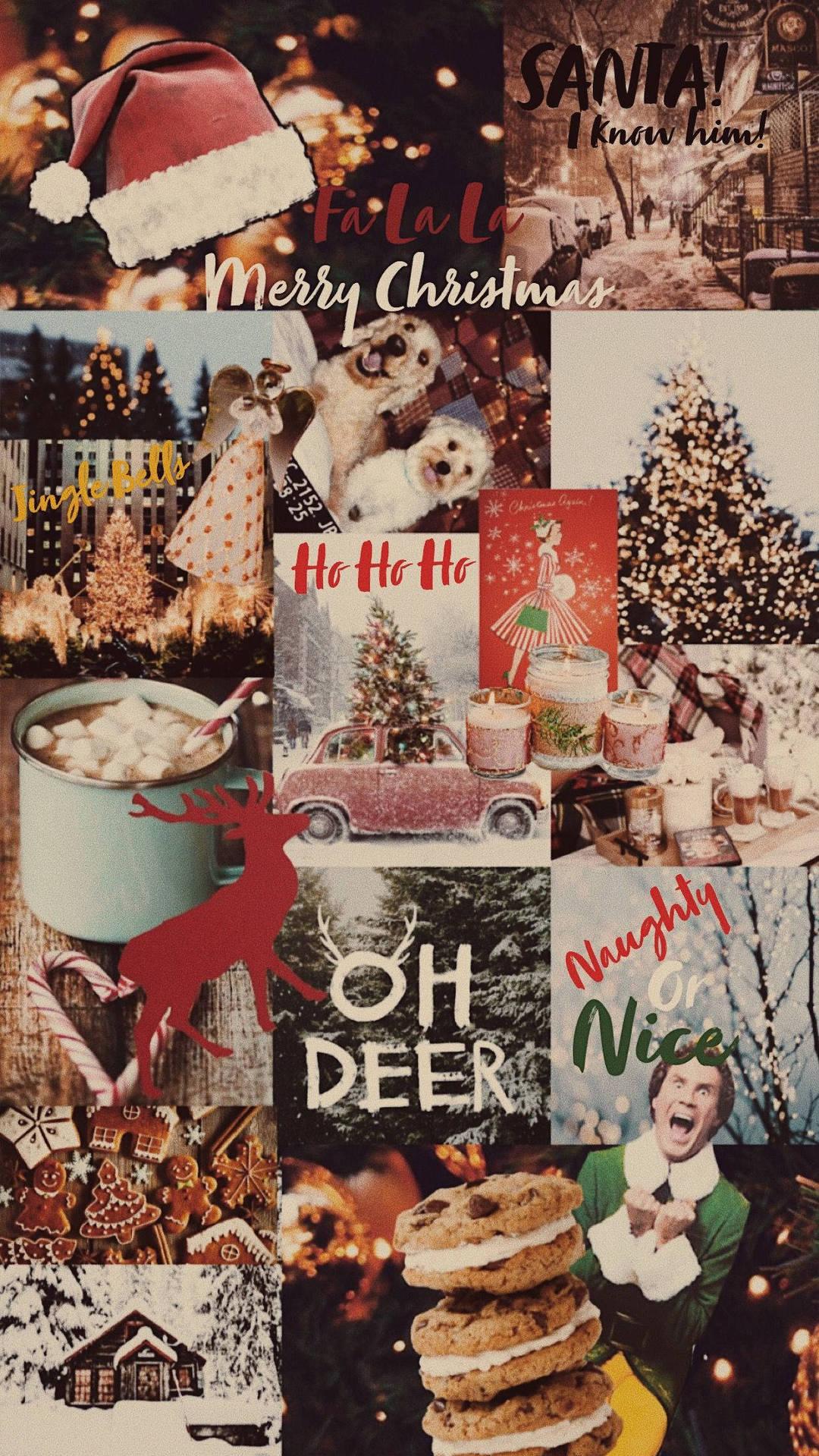 Free download Download Collage of Aesthetic Christmas Iphone Wallpaper ...