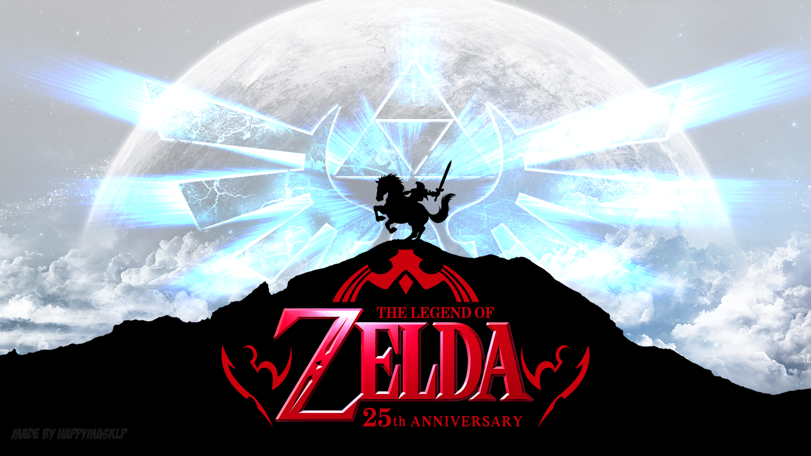 The Legend Of Zelda 25th Anniversary Wallpaper By Happymasklp On