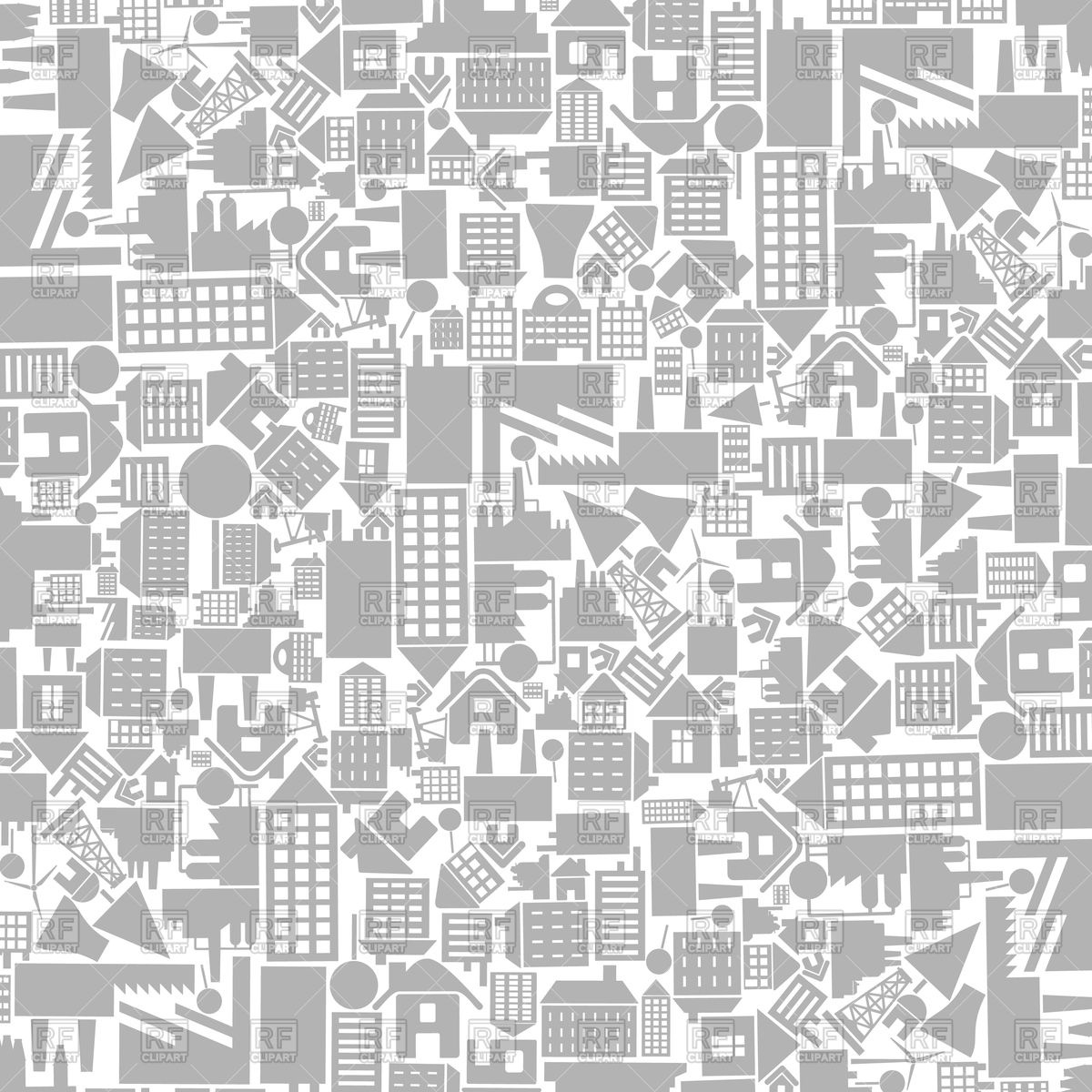 Architectural background from houses Vector Image of Backgrounds
