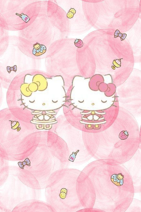 Mimmy and Kitty Hello kitty drawing Hello kitty pictures Hello