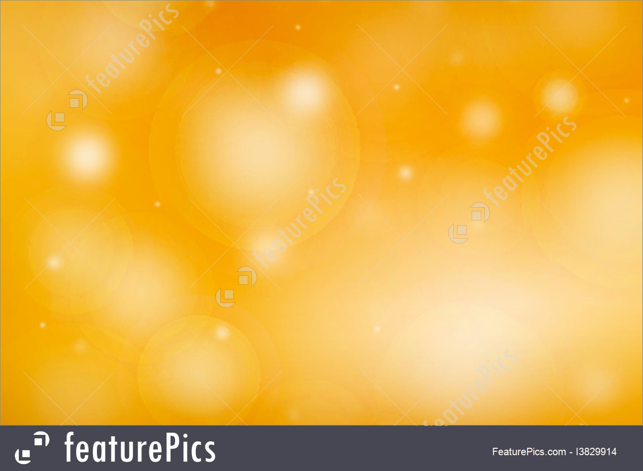 Yellow And Gold Light Flare Background