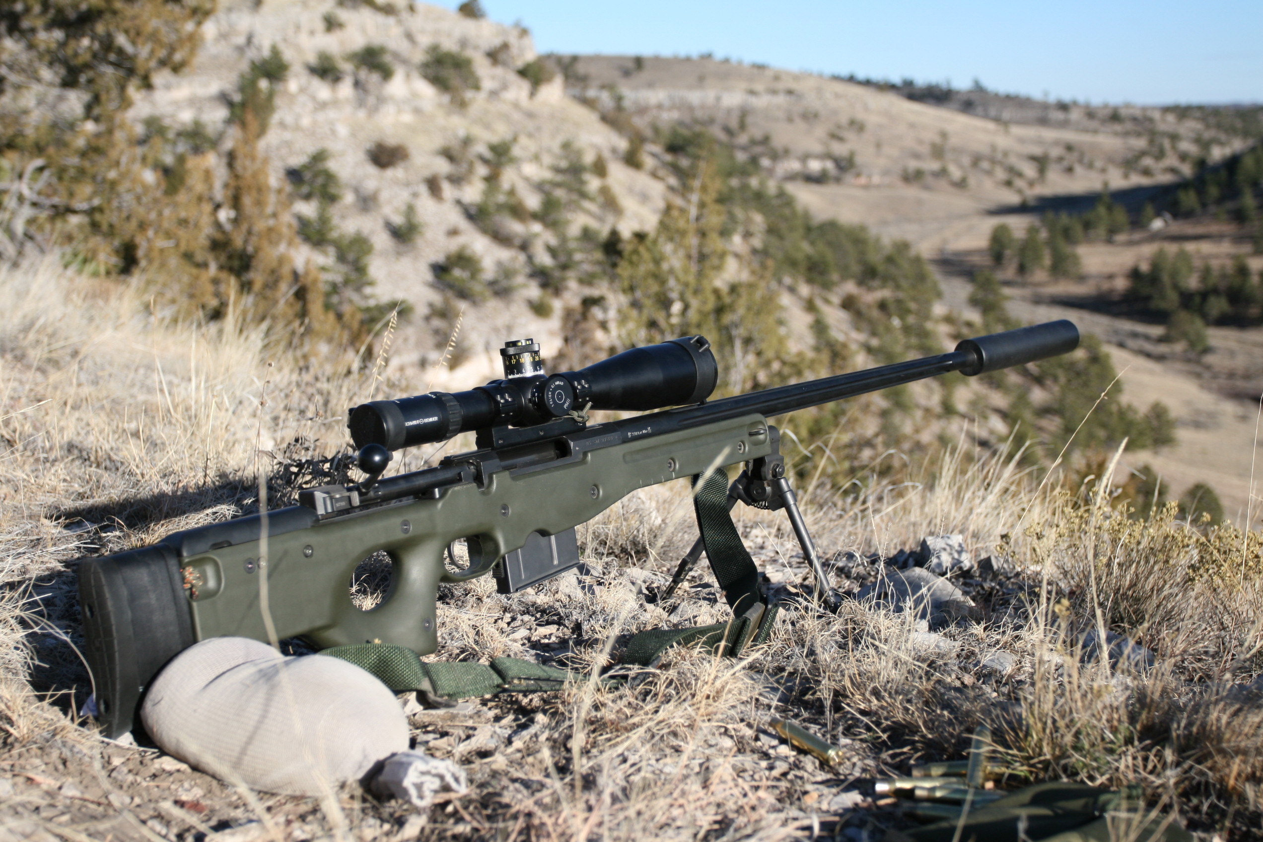 Weapons Wallpaper L96 Rifle Sniper Optics Optical