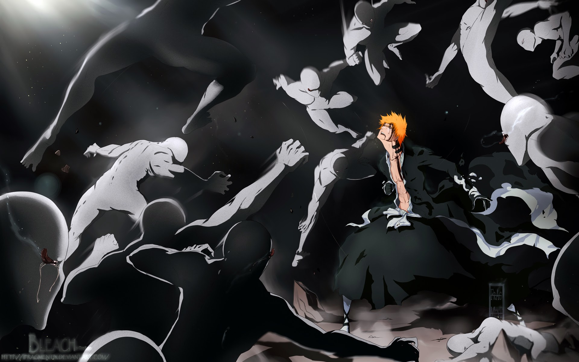Ichigo Bleach Anime Picture Fighting 4s Wallpaper HD