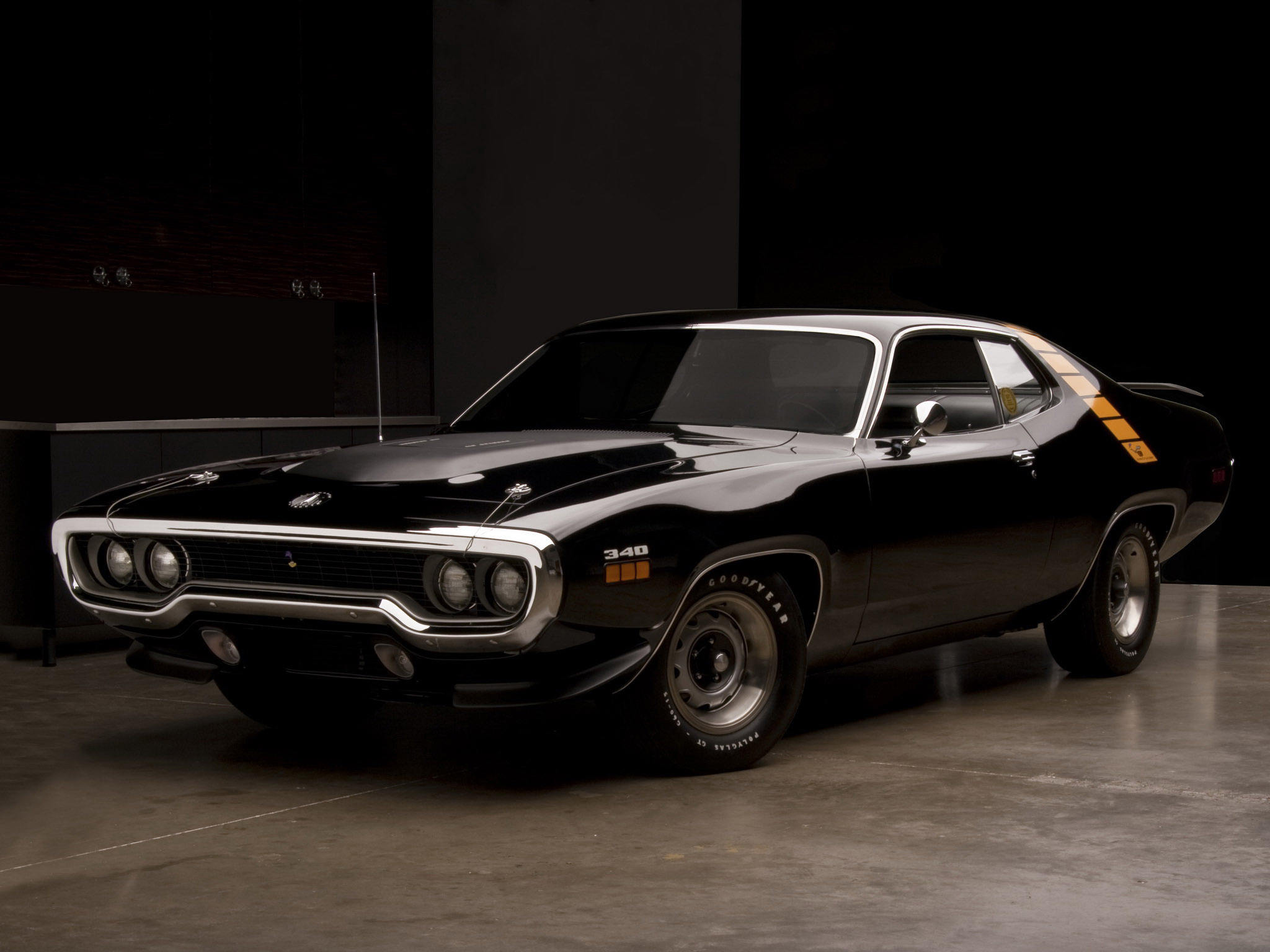 1971 Plymouth Road Runner 340 muscle classic wallpaper background