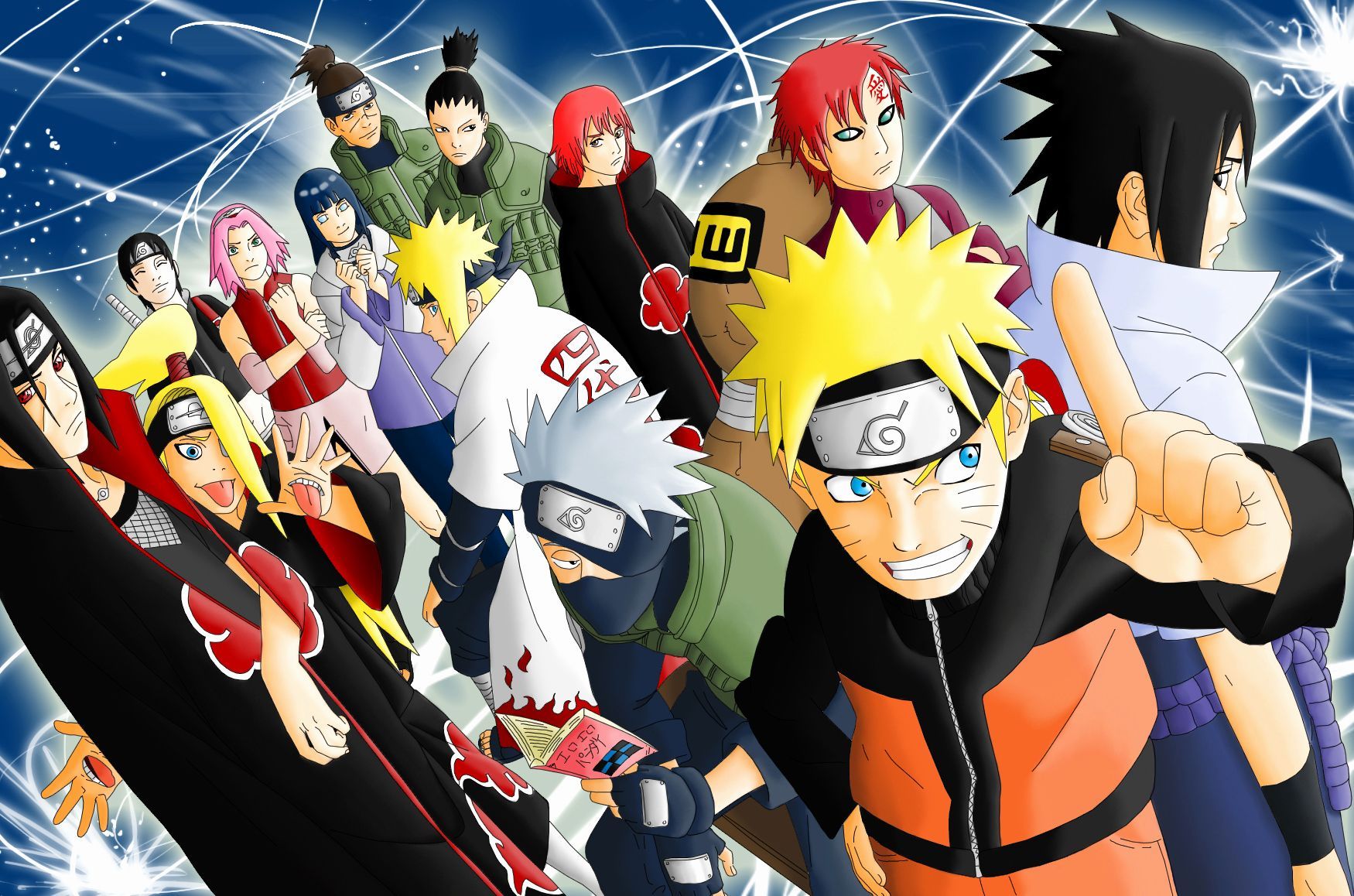 Naruto Shippuden Characters Wallpaper On