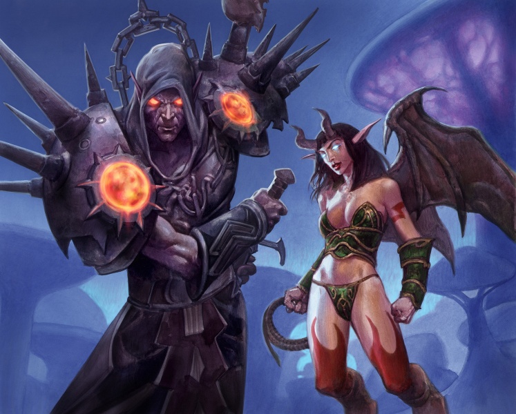 World Of Warcraft Warlock Wallpaper Art Gallery