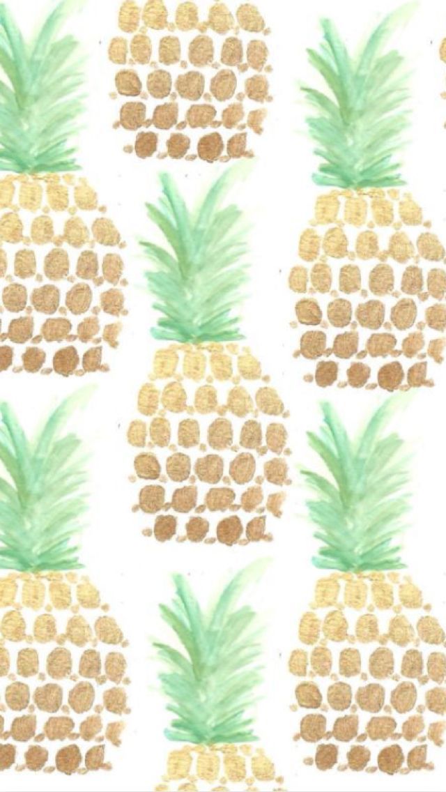 Pineapples some how are really cute I dont even know Summer