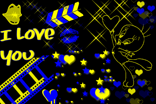 Love Tweety Blue Yellow Image Code Ment