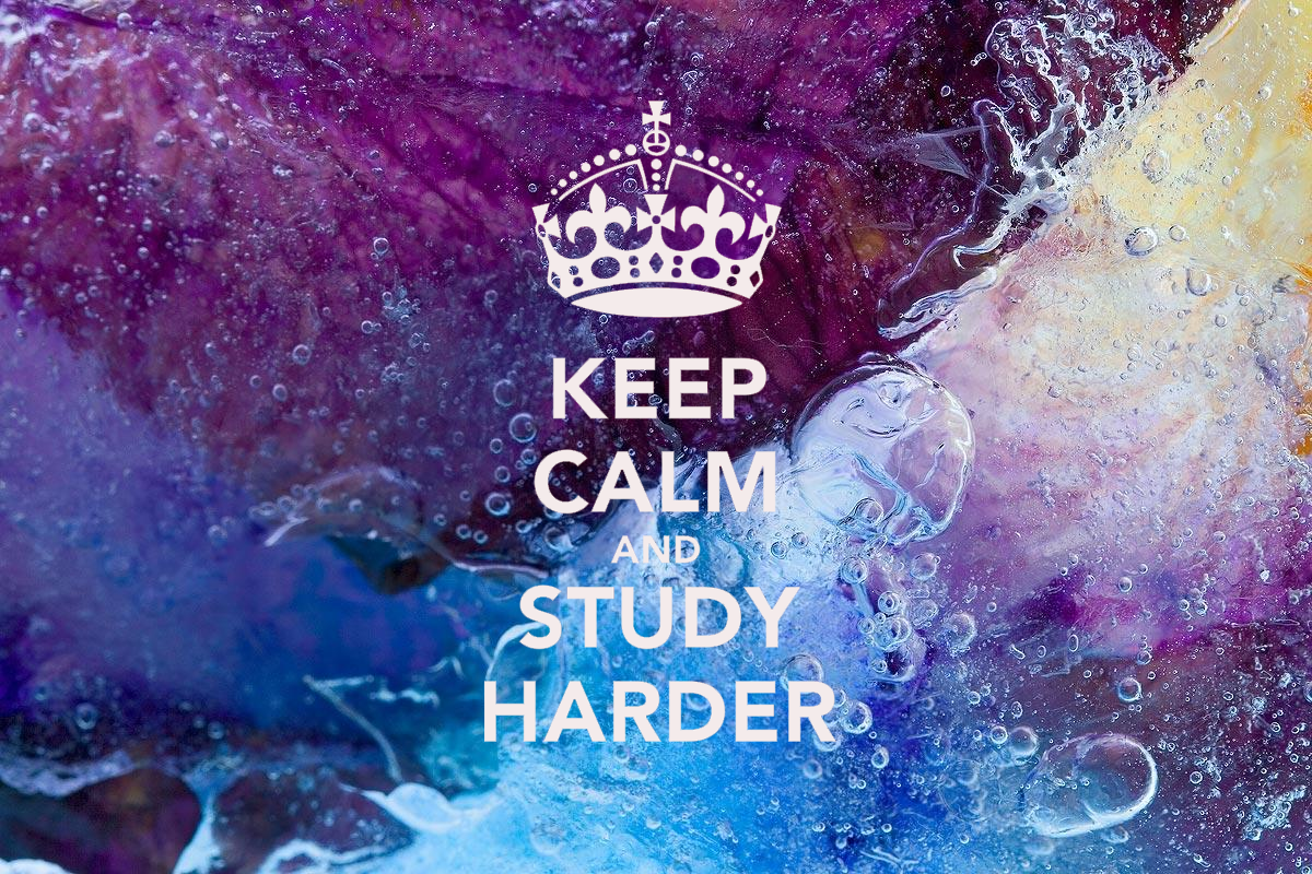Keep Calm Study Harder Wallpaper Pauline Designs