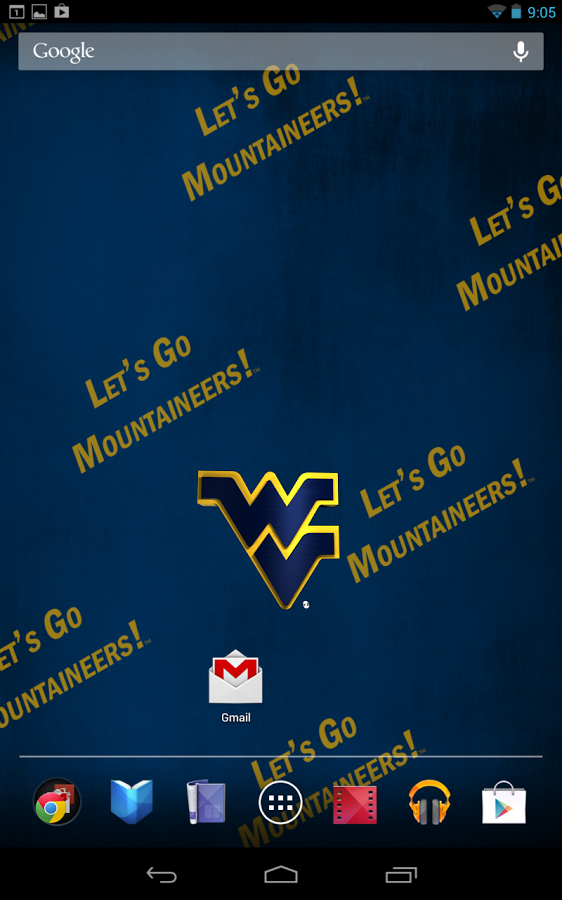 Wvu Mountaineers Live Wallpaper With Animated 3d Logo Background