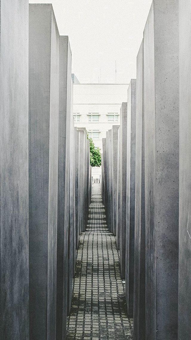 Architecture Building City Art Gray iPhone 5s Wallpaper