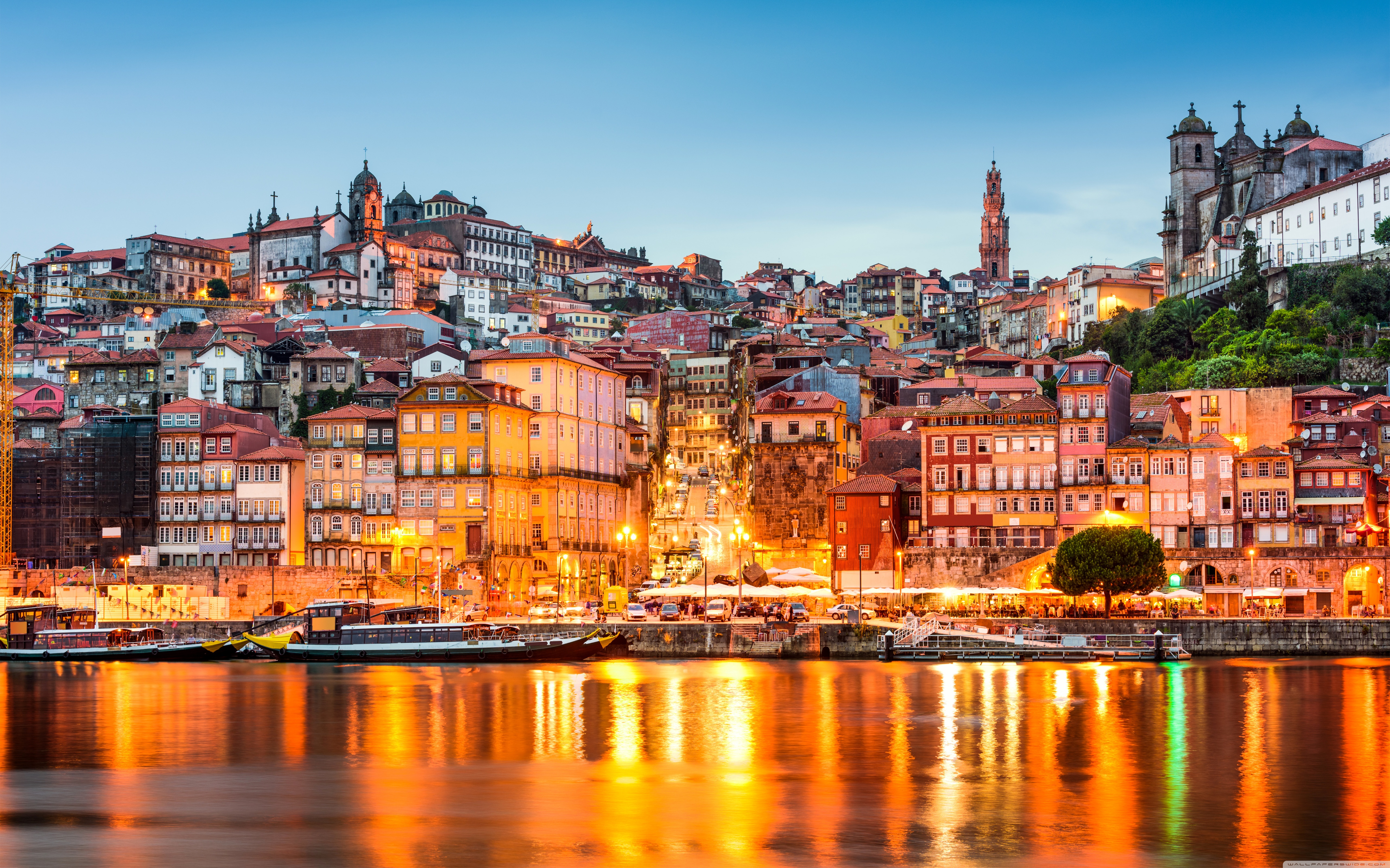 Douro River Porto Portugal 4k HD Desktop Wallpaper