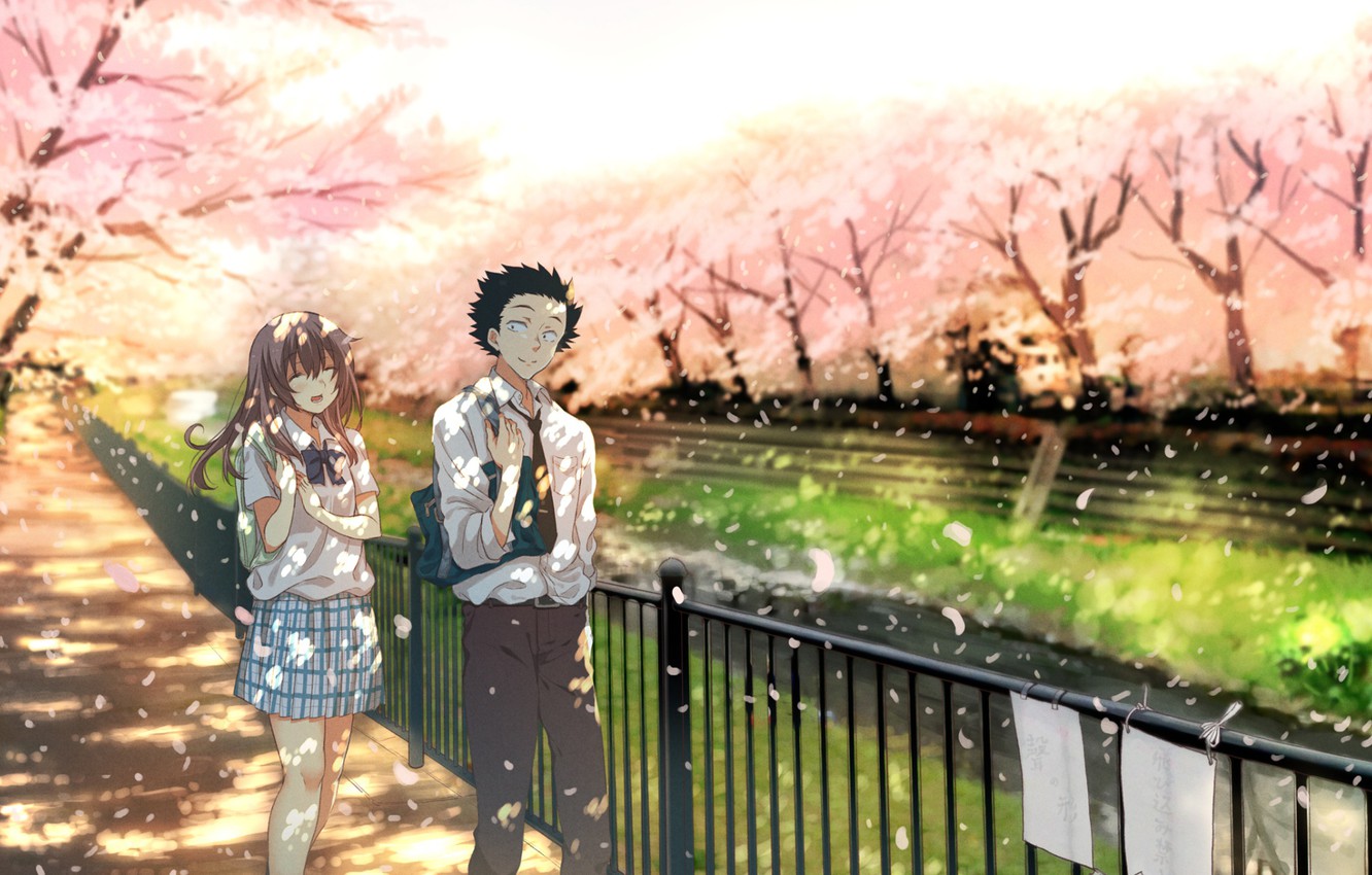 Wallpaper Nature Movie Manga Couple You No Katachi A Silent