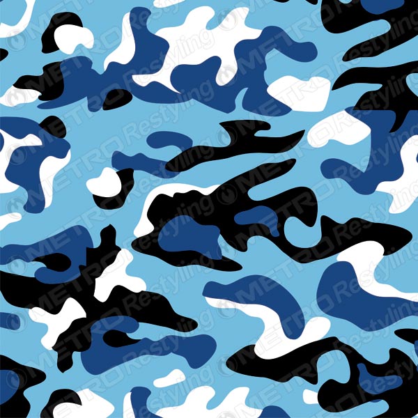 Blue Camo HD Large Baby Camouflage