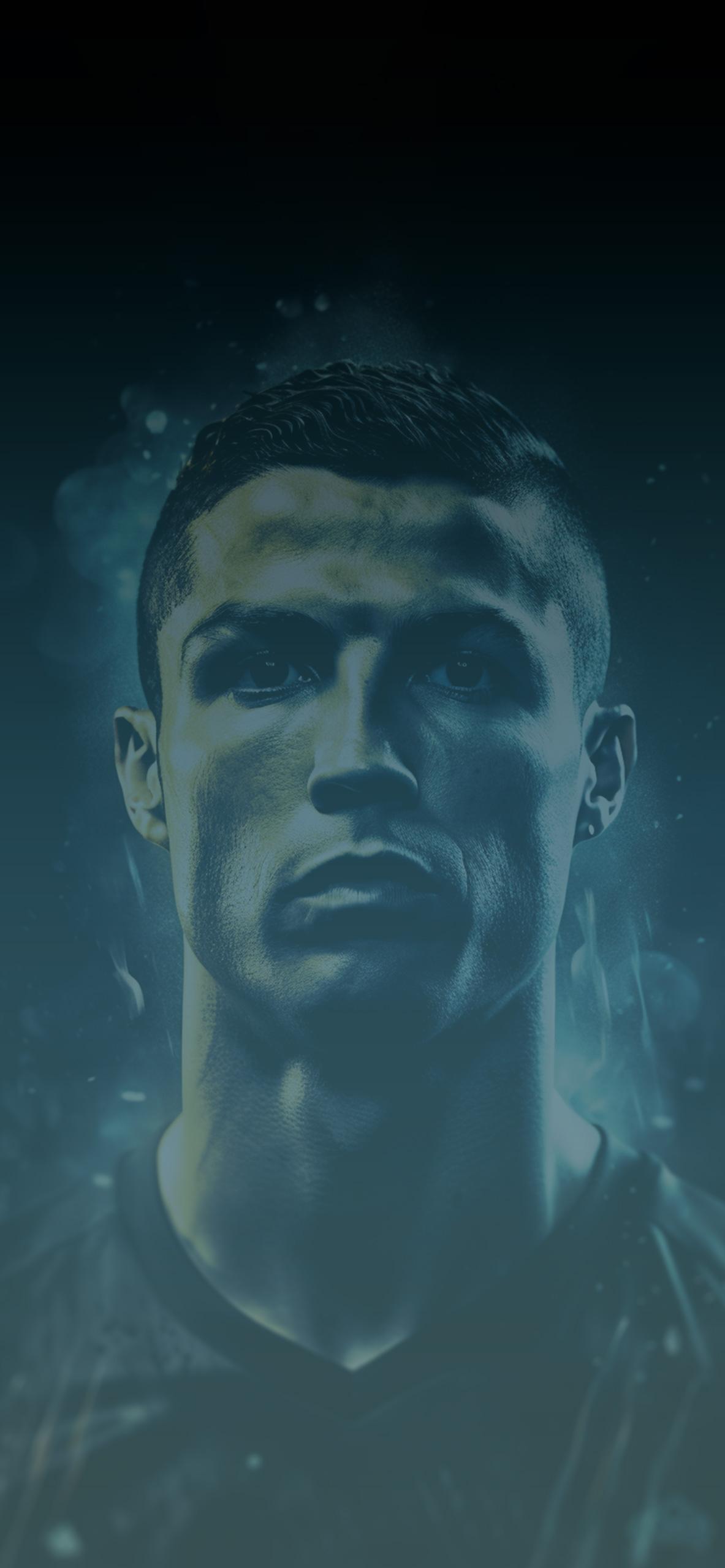 Cristiano Ronaldo Dark Wallpaper Soccer For iPhone