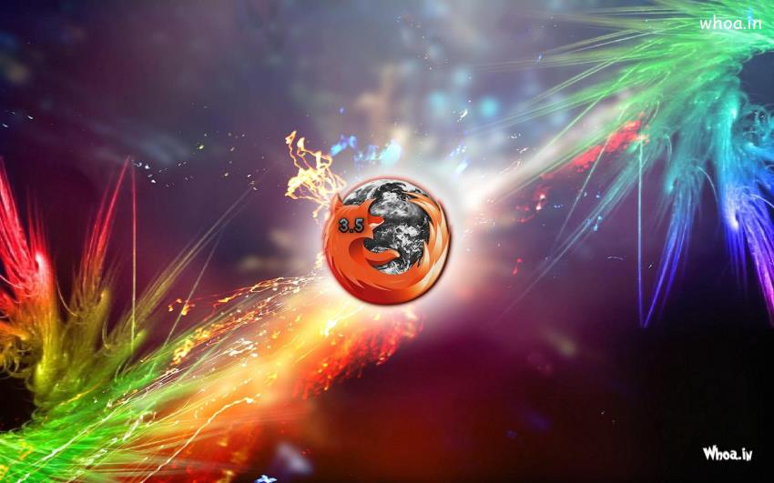 Mozilla Firefox Colorful Desktop Wallpaper HD And High Resolution