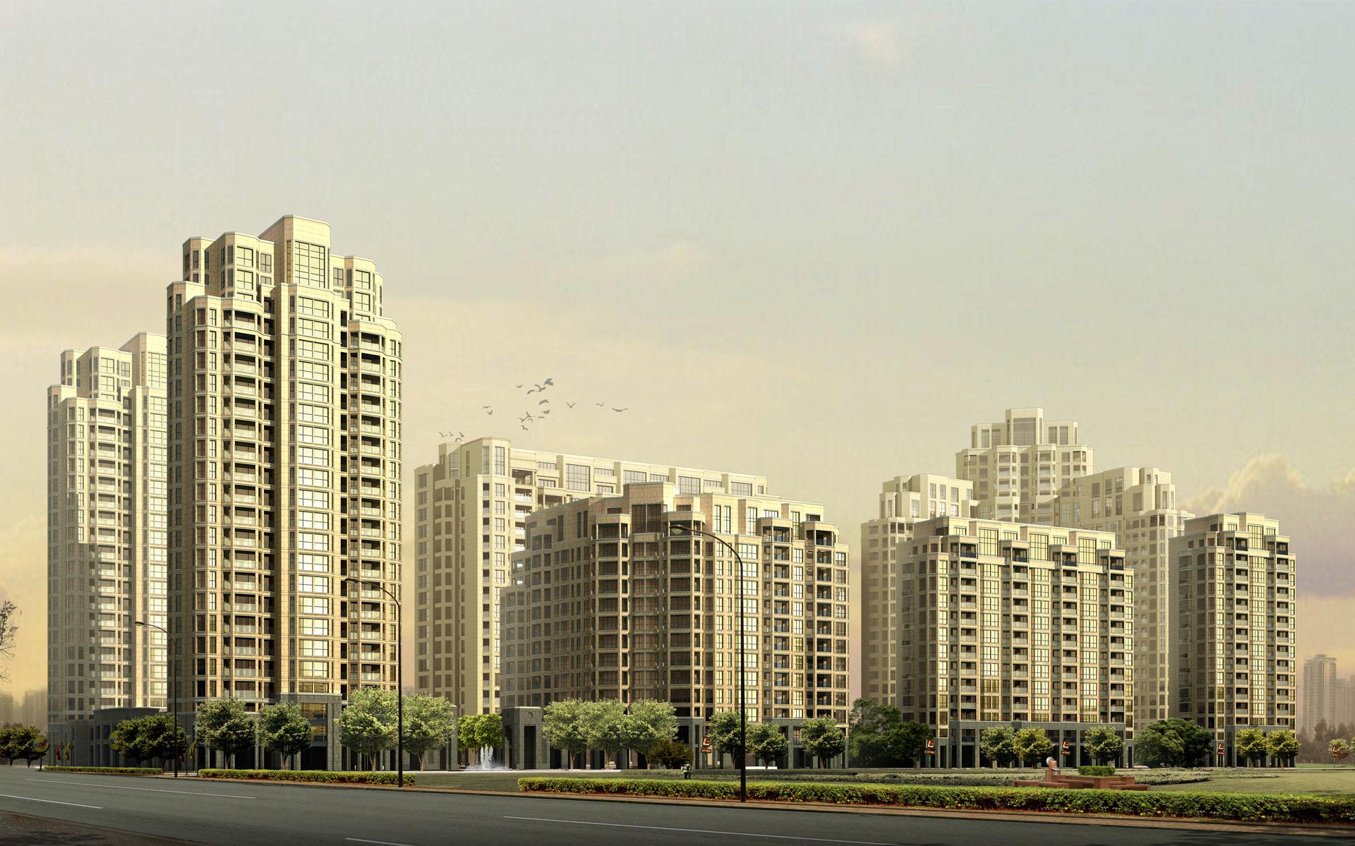 Apartment Complex HD Wallpaper