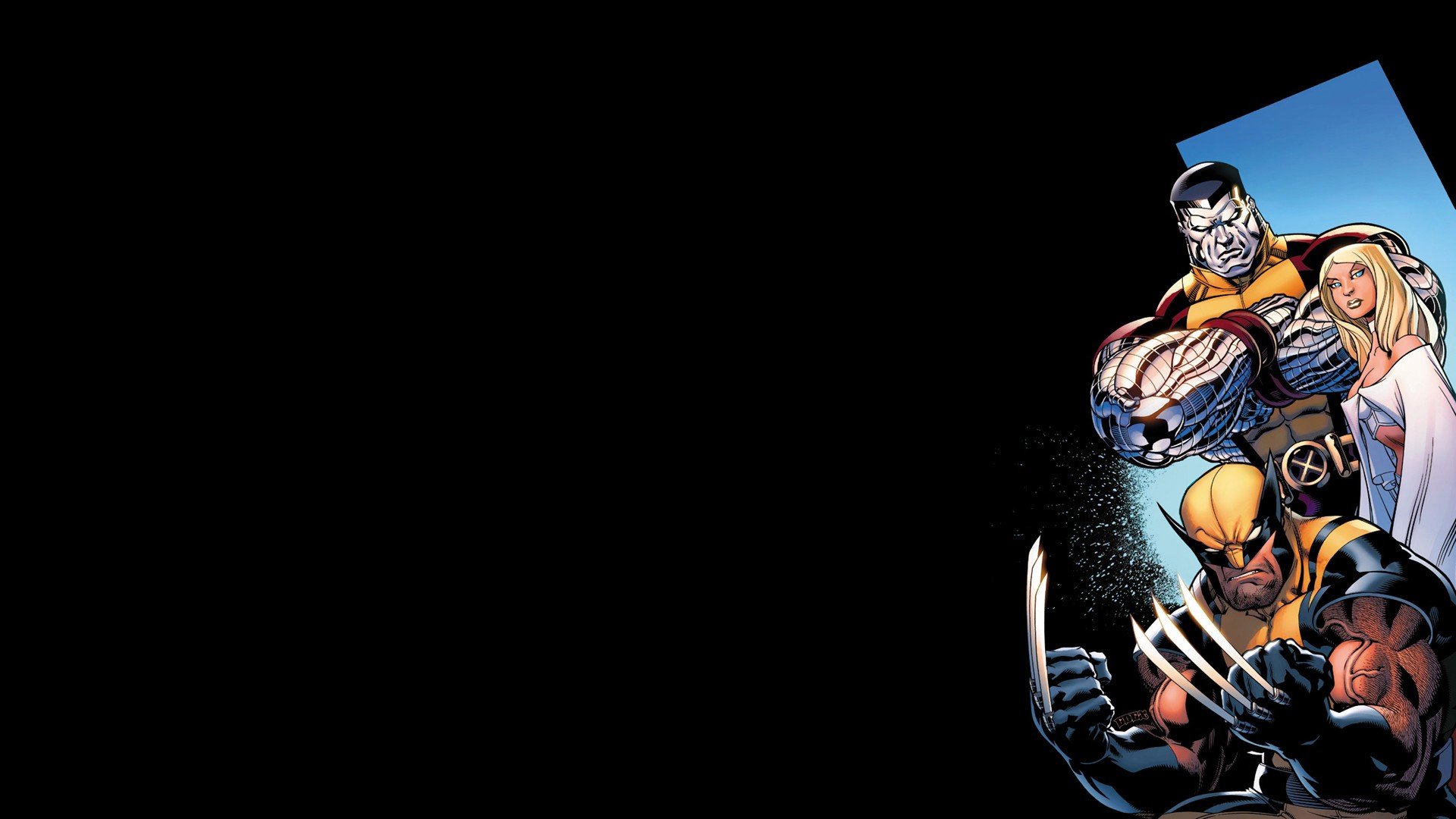 Men Wolverine Colossus Marvel Ics Emma Frost Wallpaper Background