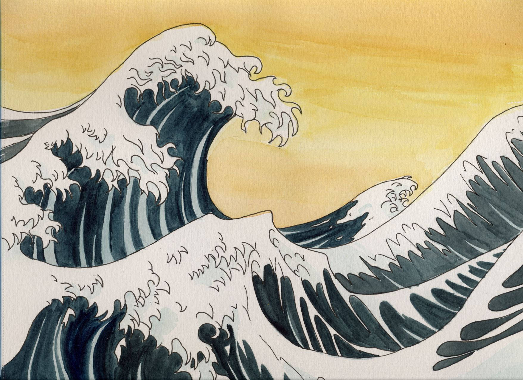 Japanese Wave Wallpaper