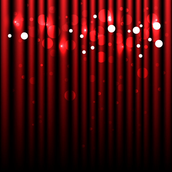 Abstract Sparkling Red Curtain Background Vector Art