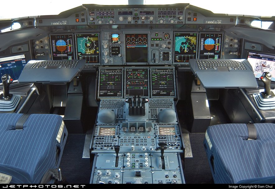 Airbus A380 Cockpit Wallpaper