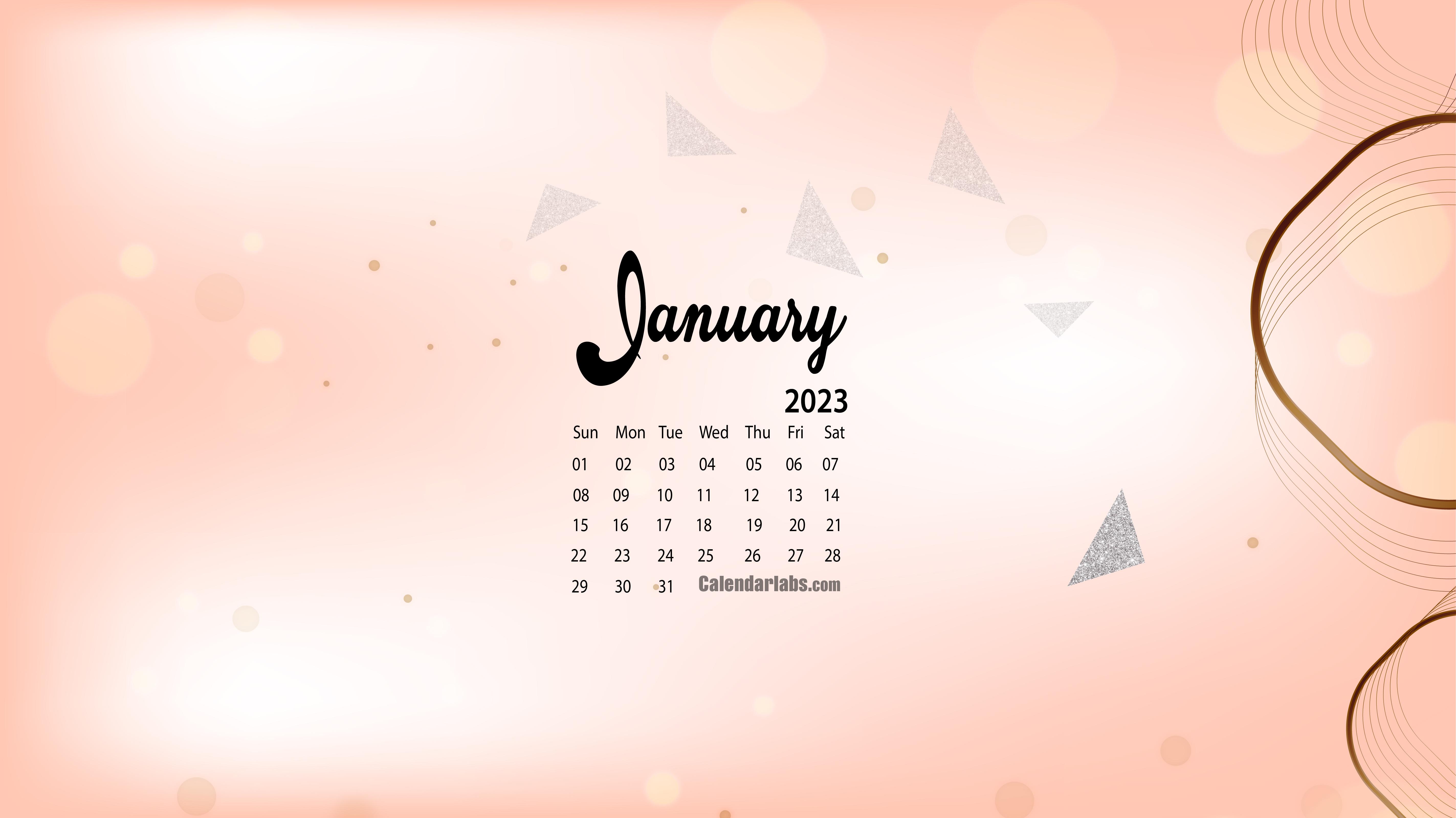 January 2023 Desktop Wallpaper Calendar   CalendarLabs