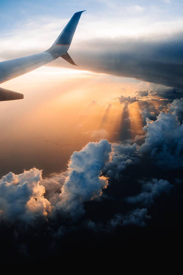 4k Plane Scenic Aerial A59Oich4812L52Hj Wallpaper