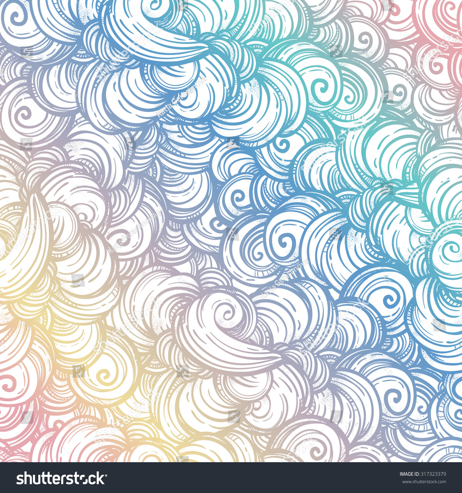 Cute Abstract Vector Background Wallpaper Hand