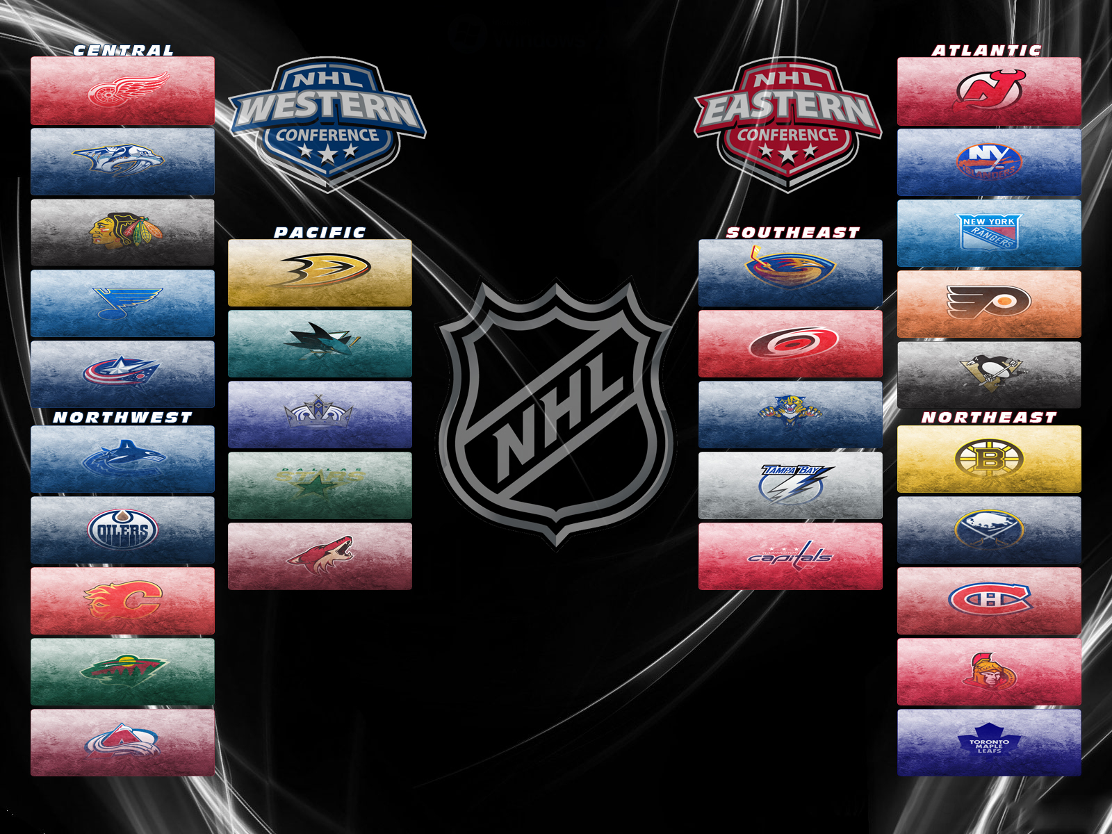 3D national hockey league NHL HD Wallpapers  HD wallpapers NHL 1600x1200
