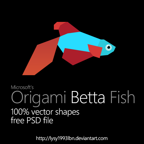Beta Fish Wallpaper Windows Origami Betta By
