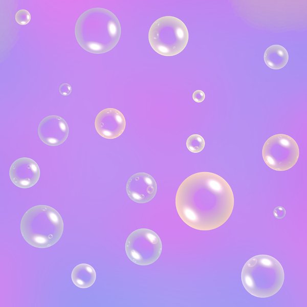 Bubble Background A Of White Bubbles Against Pink And