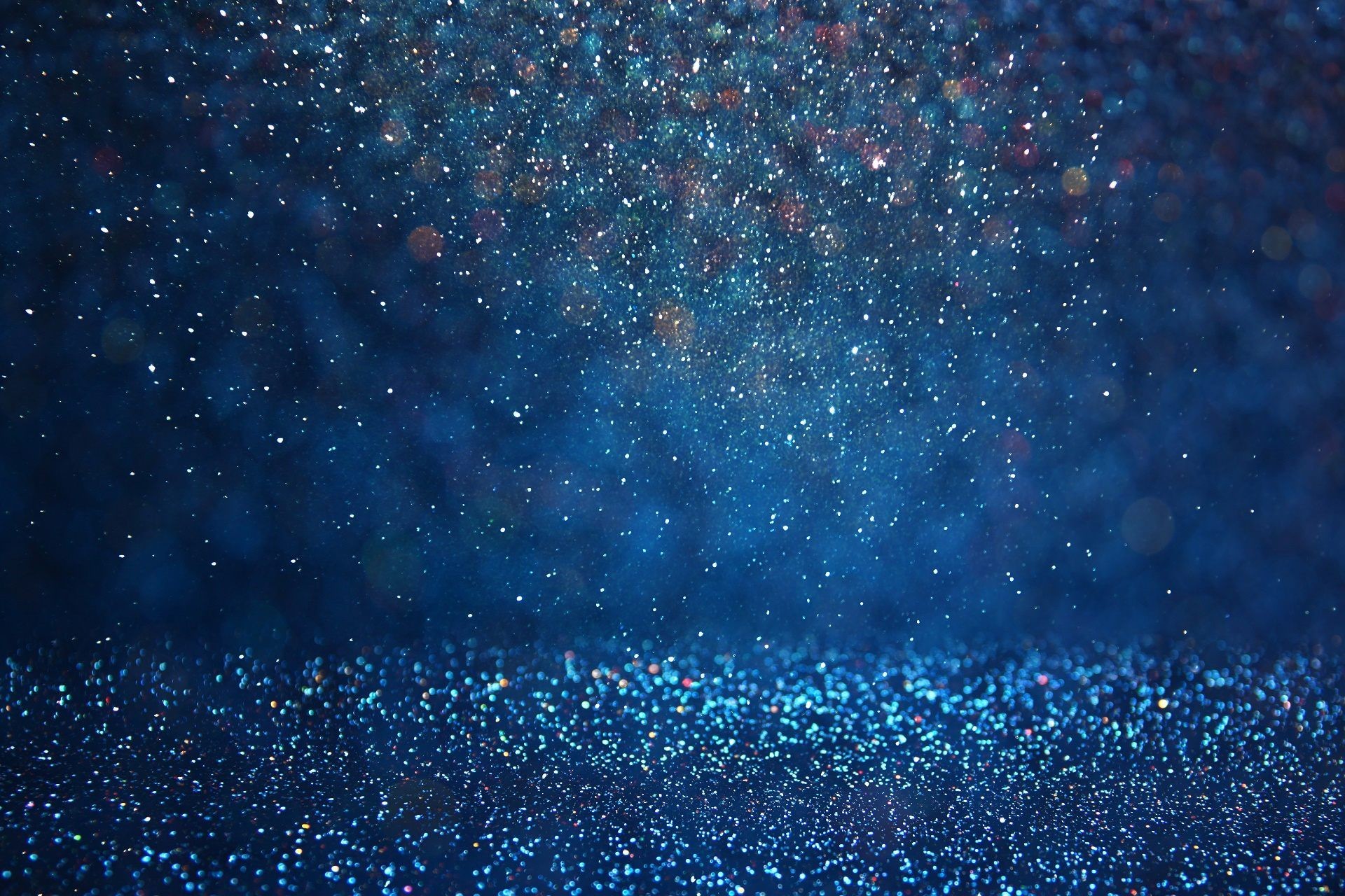 Blue Glitter Wallpaper Background HD