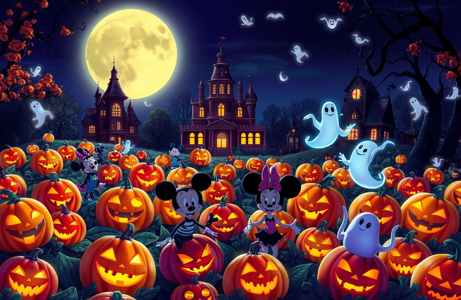 Disney Halloween Wallpaper Background