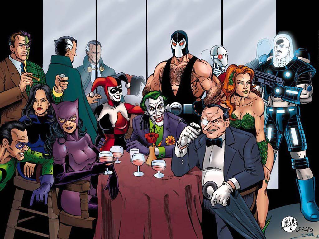 Batman Villains Wallpaper   Batman Free Wallpaper   Cartoon