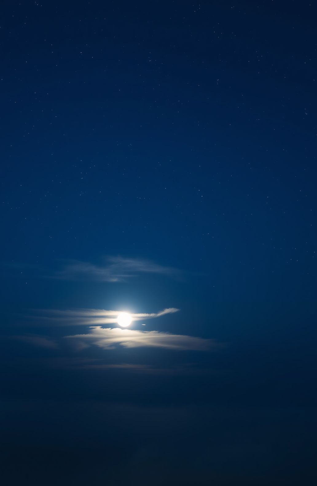 Blue Night Sky Wallpaper